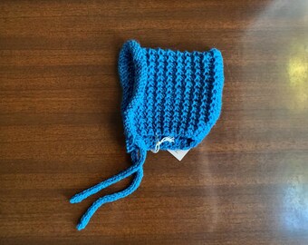 WILLOW // capó azul de bebé de 3-6 meses, accesorio para bebés