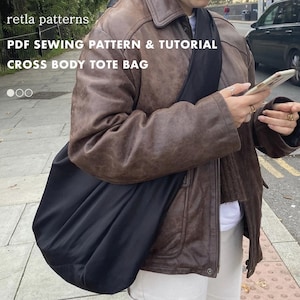 Crossbody-draagtas pdf-naaipatroon |  //YOUTUBE-TUTORIAL