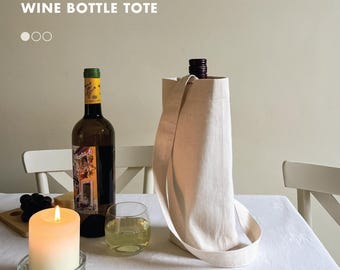 Bolsa para botella de vino - Patrón y tutorial de costura