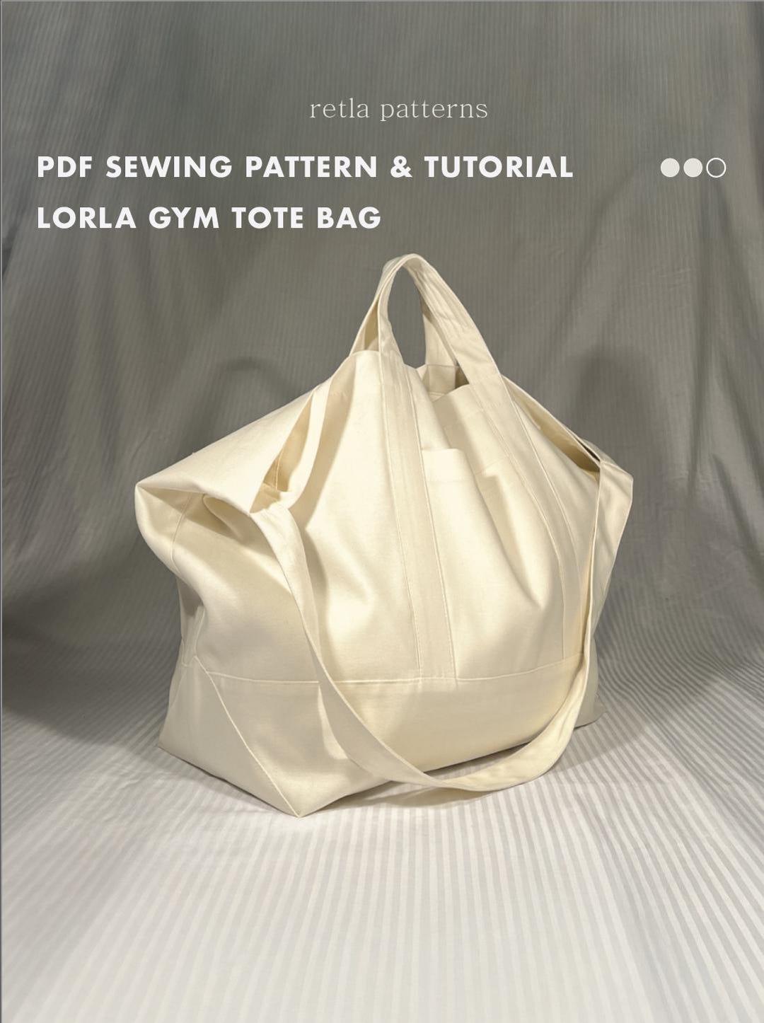Basic Pleated Rucksack Pattern Gym/beach Bag PDF Sewing Pattern & Tutorial / Intermediate - Etsy