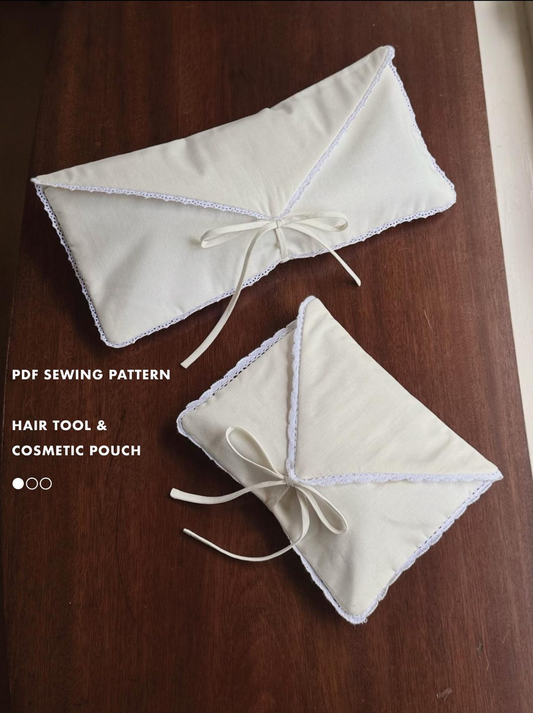 Beginner Sewing Pattern - Hair Tool and Makeup Pouch - Etsy
