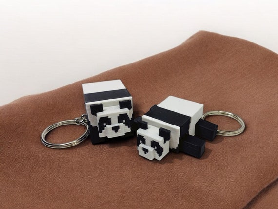 Minecraft Panda Keychain (Articulated)