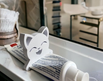 Toothpaste Squeezer, Toothpaste Squeezer for kids, cute cat Toothpaste Squeezer ,Bathroom decor, Toothpaste, Bathroom accessories,3D printed