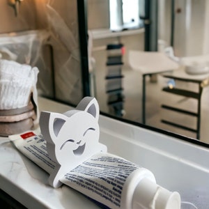 Toothpaste Squeezer, Toothpaste Squeezer for kids, cute cat Toothpaste Squeezer ,Bathroom decor, Toothpaste, Bathroom accessories,3D printed