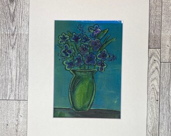 Flower Vase Monoprint