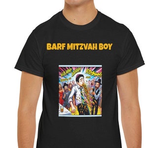 Barf Mitzvah Boy T-Shirt | Funny Jewish Shirt | Judaica Gifts | Jewish Pride | Gifts for Teens | Bar Mitzvah Gift | Gag Gift | Gross Out