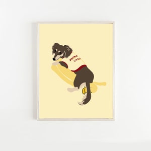 Ritratto di cane personalizzato, illustrazione personalizzata di animali domestici, stampa digitale 2:3, regalo personalizzato per cani, minimalista, disegnato a mano, regalo per amanti dei cani /TWINSTUDIO