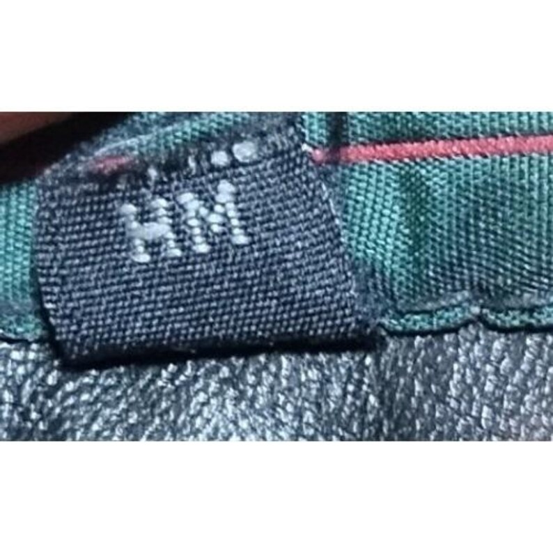 Vintage Irvine Park Mens Black Leather Jacket Parka Coat HM READ Measurements afbeelding 5