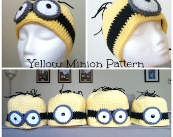 Yellow Minion hat pattern