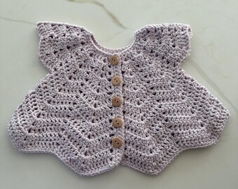 Ripple Cardigan with wooden buttons