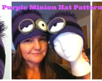 Purple Minion hat Pattern