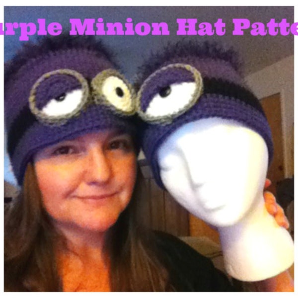 Purple Minion hat Pattern