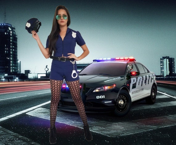 Tradineur - Disfraz policía infantil, agente policía local, fibra