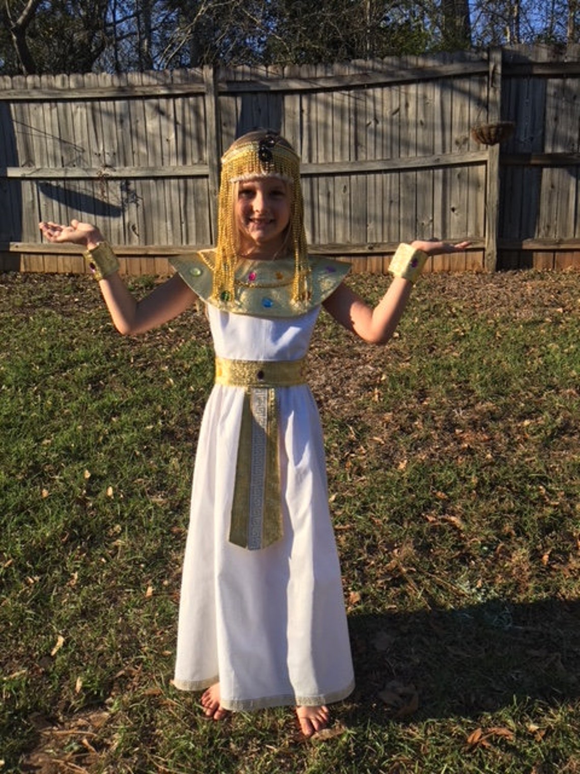 Cleopatra Inspired Girl's Costume / Halloween / Dress up / | Etsy