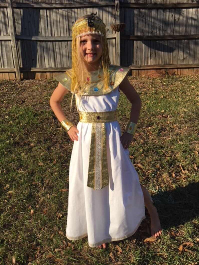 Cleopatra Inspired Girl's Costume / Halloween / Dress up / | Etsy
