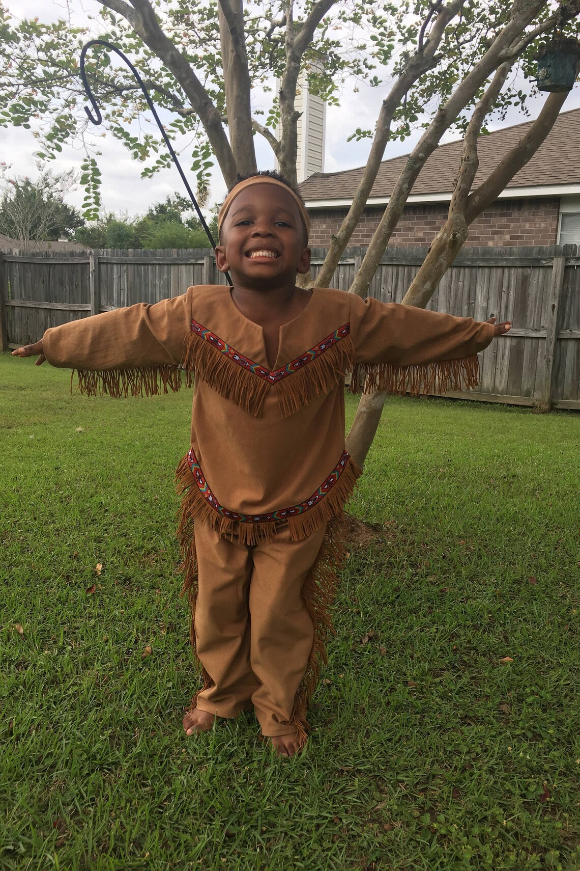 Boys Native American Inspired Costume / Sizes 2T Thru 8 / Etsy