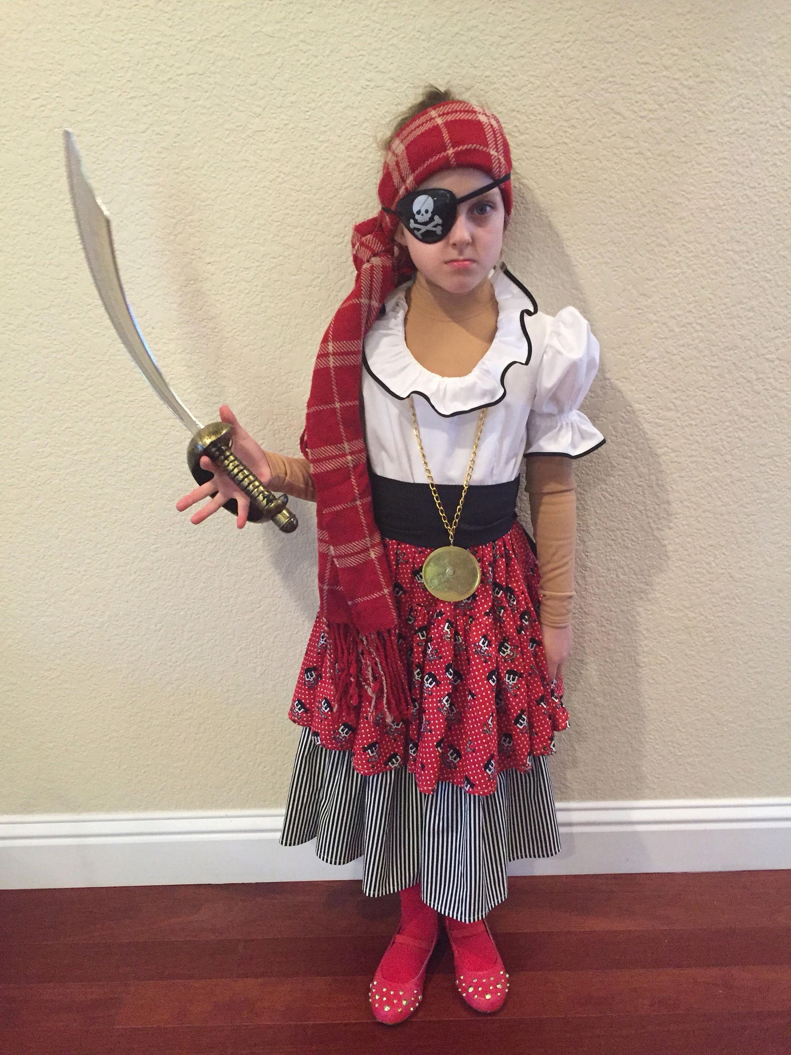 Buy Girl's Pirate Costume / Dress up / Size 2 Thru 8 Online in India Etsy