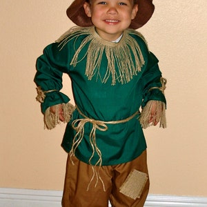 Boy or Girl Scarecrow Costume inspired  from The Wizard of Oz