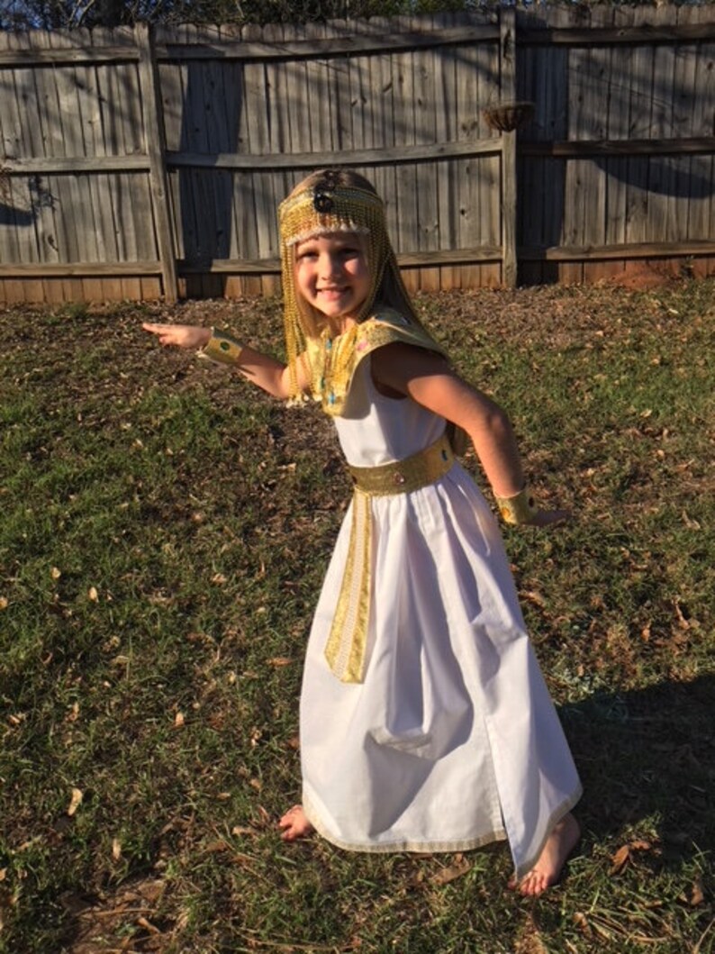 Cleopatra Inspired Girl's Costume / Halloween / Dress up / | Etsy