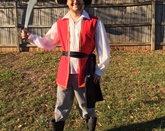 Men's Pirate Costume / Handmade / Halloween