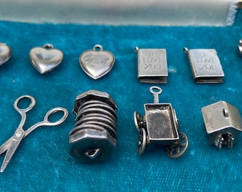 Vintage Sterling Silver Movable CHARMS **Sold Individually**