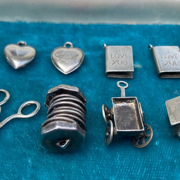 Vintage Sterling Silver Movable CHARMS **Sold Individually**