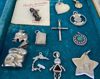 Vintage Sterling Silver CHARMS **Sold Separately** Adorable