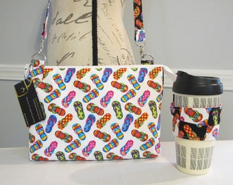 purse flip flops