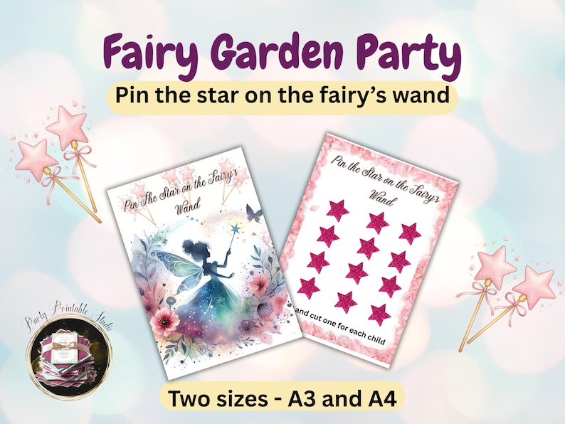 Fairy Party Games Bundle, Fairy Birthday Party, Girls Fairy Party ...