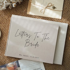 Libro de firmas de boda personalizado, álbum de fotos, libro de cartas a la novia, recuerdo de boda, regalo de aniversario, regalos de boda, regalo para ella