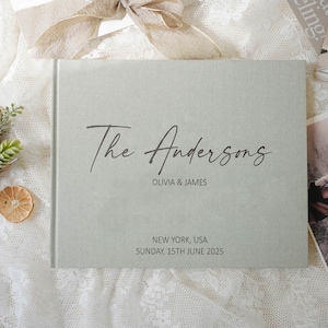 Aangepaste bruiloft-gastenboek, bruiloft fotoalbum, signeerboek verloving, bruiloft aandenken, verjaardagscadeau, cadeau voor vrouw