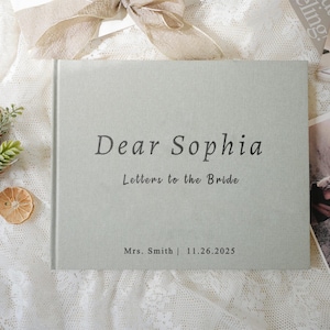 Libro degli ospiti personalizzato per matrimonio, album fotografico, libro delle lettere alla sposa, ricordo di nozze, regalo di anniversario, regali di nozze, regalo per lei