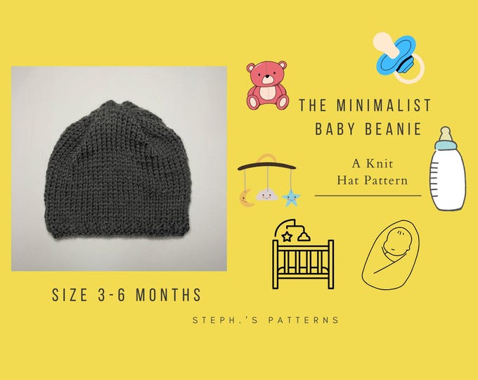 knit hat pattern bundle