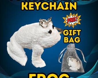 3D Printed Frog Keychain: Cruise Souvenir, Tropical Gift