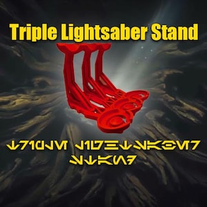 Triple Lightsaber Stand