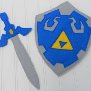 READY TO SHIP Great cosplay birthday Present or baby shower gift Inspired by Legend of Zelda, Link sword and shield