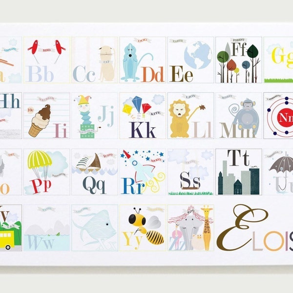 Custom Alphabet Print