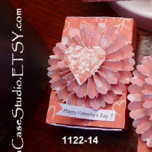 Streichholzschachtel DIGITAL DIY Herz Valentine oder Amor - Gunst Box oder Karte Artikel 1122D