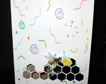 Bee honey BeeKeeper Pop-Up card 5X7 - Item 1979 1980