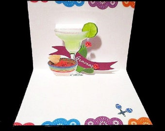 Marguerita Pop-Up Card 5X7 Item 1916