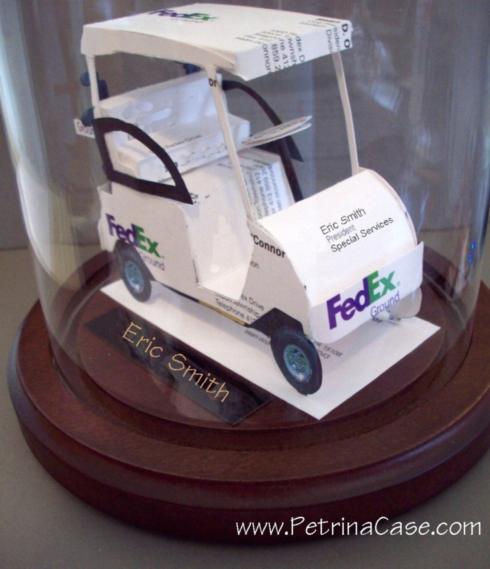 Golf Cart Business Card Sculpture any Theme, Hobby, Sport or Profession