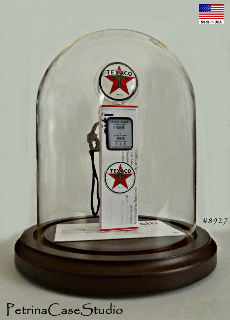 Texaco Gas Fuel Pump Business Card Sculpture vintage Style Etsy