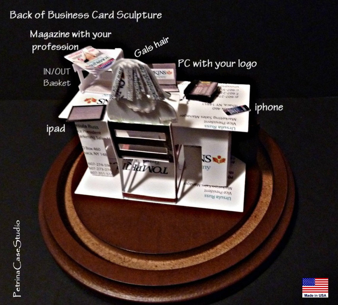 Artist Business Card Sculpture Any Theme Hobby Sport or Etsy