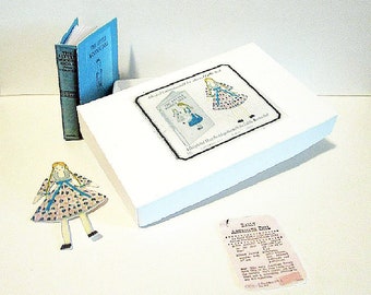 The Little Wooden Doll Book miniature 2X2 inch Design No. 1964