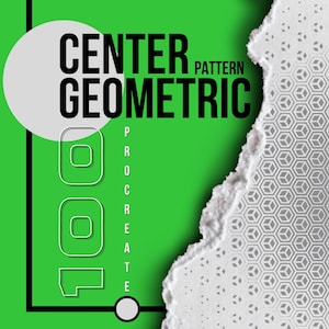 Sacred Geometric Procreate Set: Zentrierte Muster & Einzigartige Pinsel