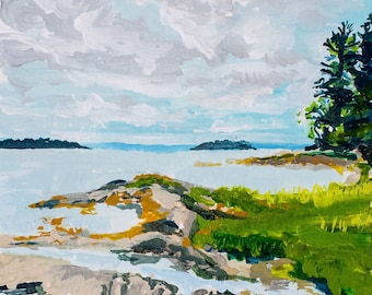 Giclee Fine Art Print — Peaceful Preserve — Little John Island, Yarmouth, Maine — Maine Art —Archival Print