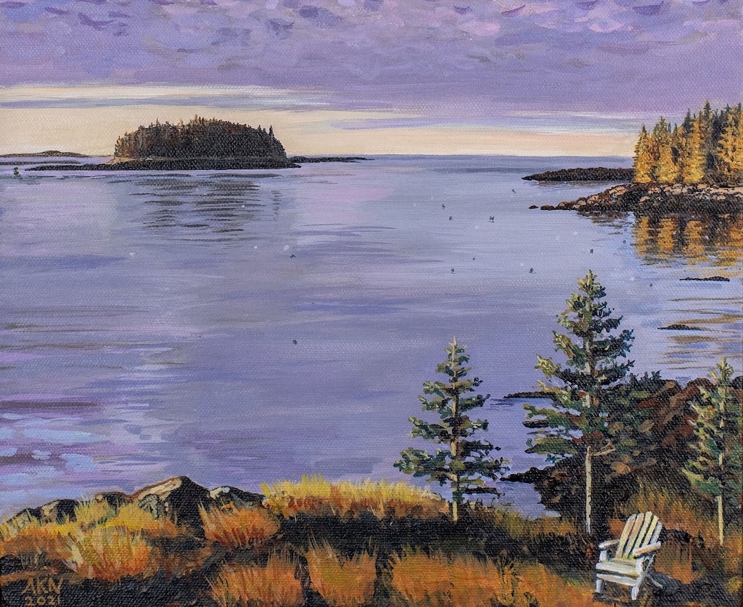 Giclee Fine Art Print Downeast Dawn South Addison, Maine Maine Art