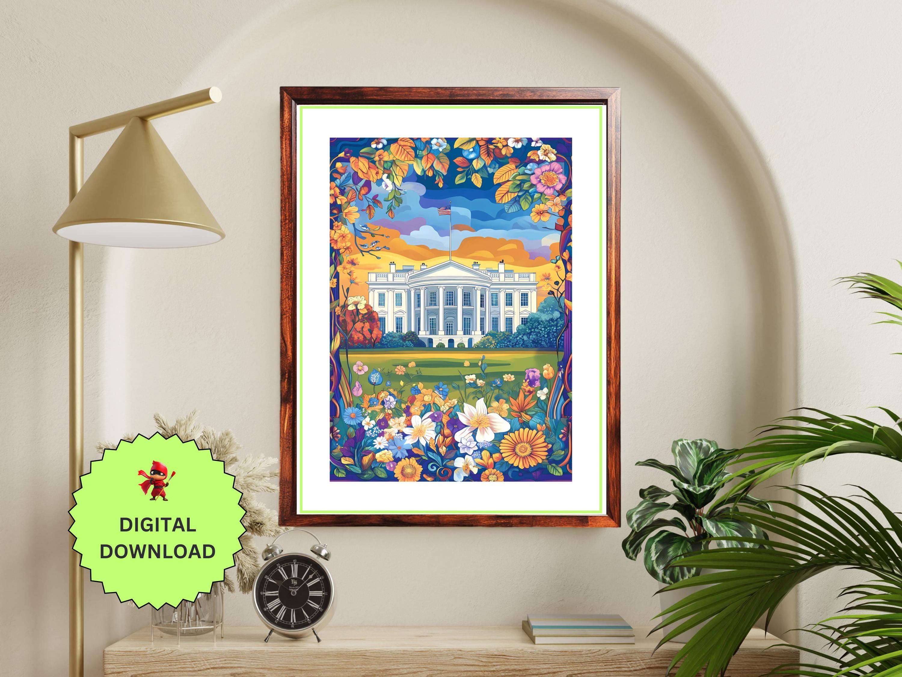 Decorative Painting, Digital Printable Download Wall Art, Home Decor ...