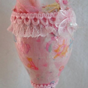 Pink Baby Egg Shell Cone Ornament image 5