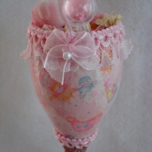 Pink Baby Egg Shell Cone Ornament image 3